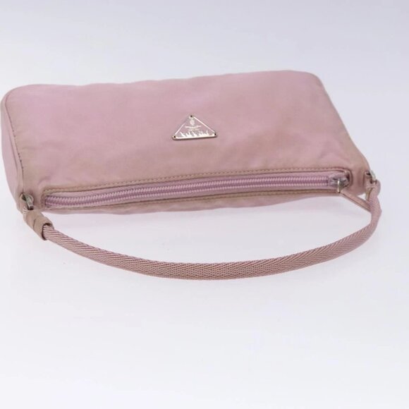 PRADA Accessory Pouch Nylon Pink Silver Auth - Picture 7 of 16